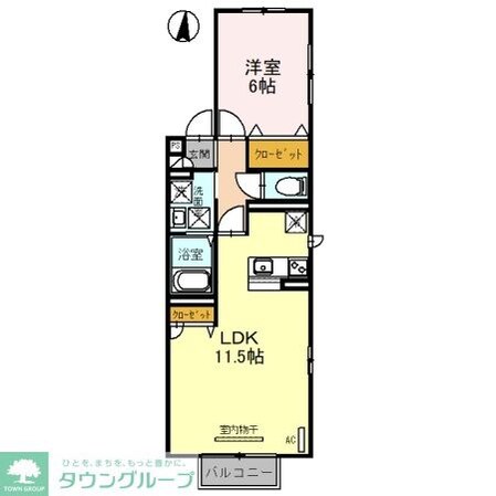 プレミール Cの物件間取画像